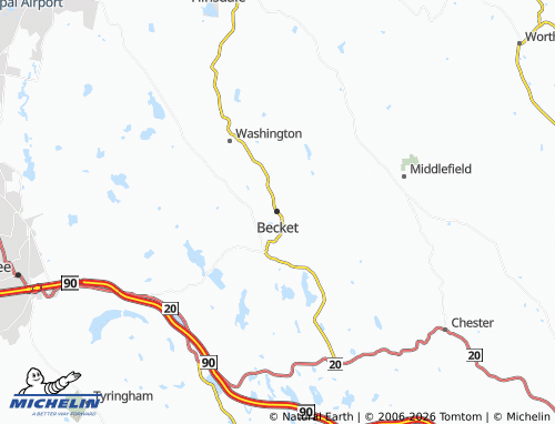 Mapa MICHELIN Becket - ViaMichelin
