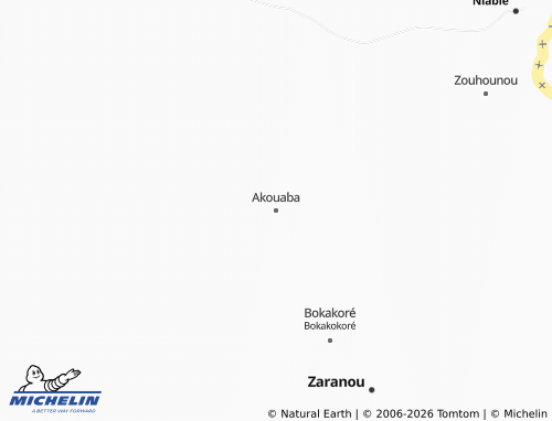 Carte MICHELIN Akouaba - ViaMichelin
