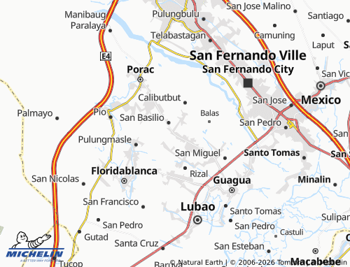 MICHELIN Dila-Dila map - ViaMichelin