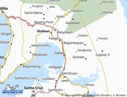 MICHELIN Pakil map - ViaMichelin
