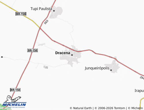 Mapa MICHELIN Dracena - ViaMichelin