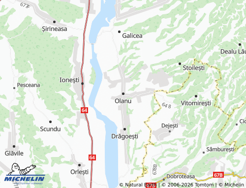 MICHELIN-Landkarte Olanu - ViaMichelin