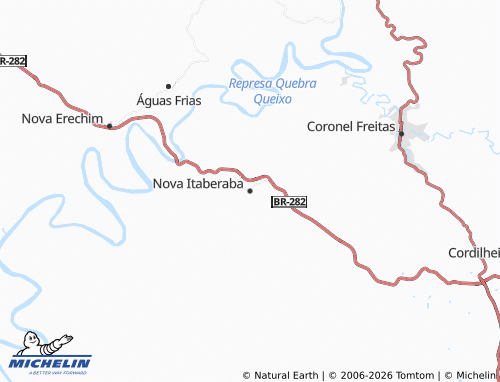 MICHELIN Nova Itaberaba map - ViaMichelin