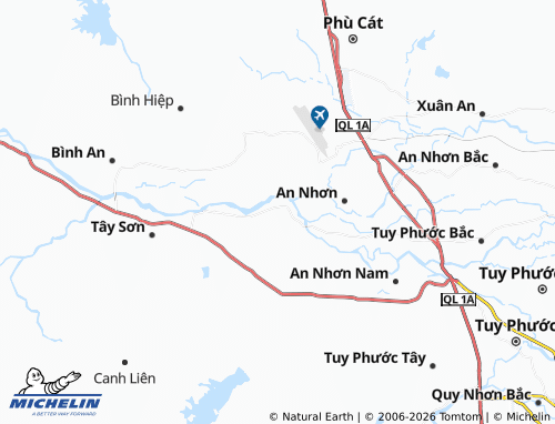 MICHELIN Nhơn Phúc map - ViaMichelin