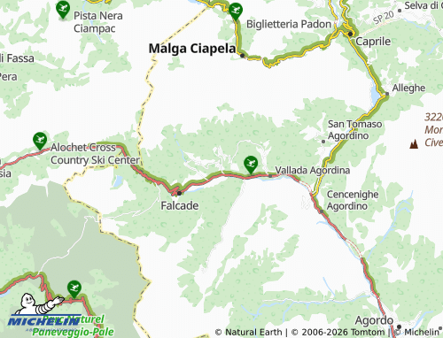MICHELIN Caviola map - ViaMichelin