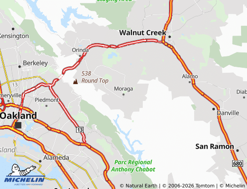 Mappa MICHELIN Moraga - ViaMichelin