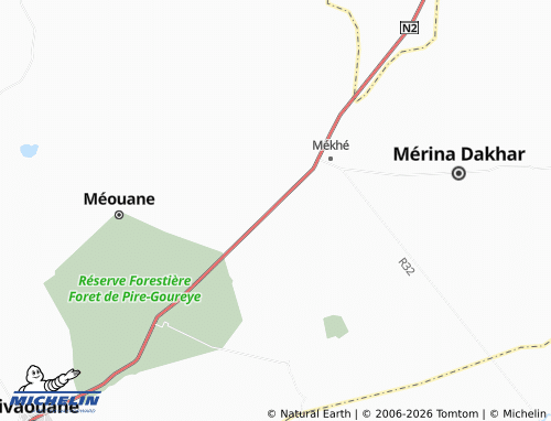 Mappa MICHELIN Ndékou - ViaMichelin