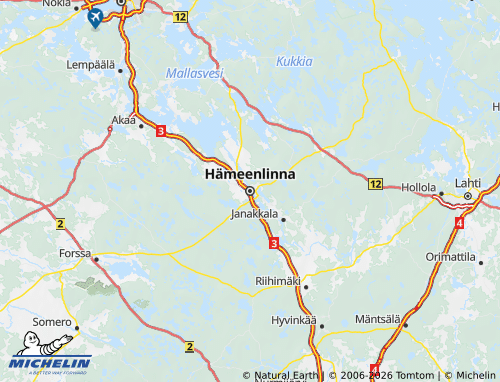 MICHELIN Kanta-Häme map - ViaMichelin