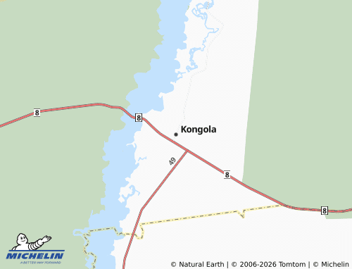 MICHELIN-Landkarte Kongola - ViaMichelin