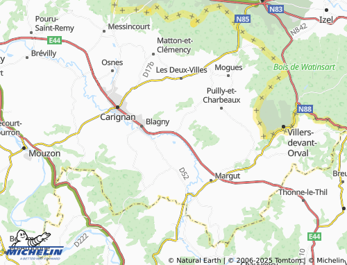 MICHELIN Linay map - ViaMichelin