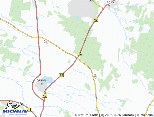 Carte MICHELIN Ilskov - ViaMichelin