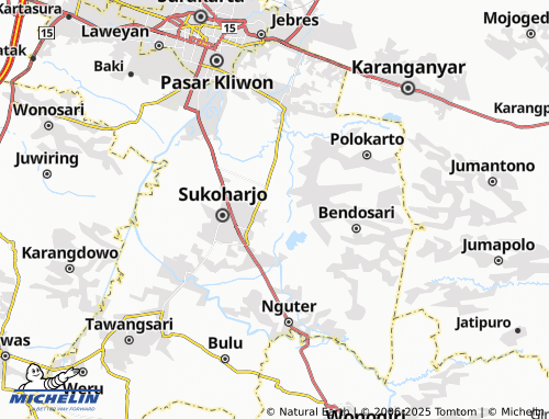 Mappa MICHELIN Sugihan - ViaMichelin