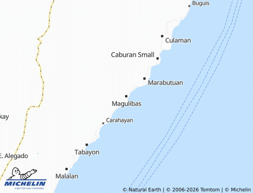 MICHELIN Magulibas map - ViaMichelin