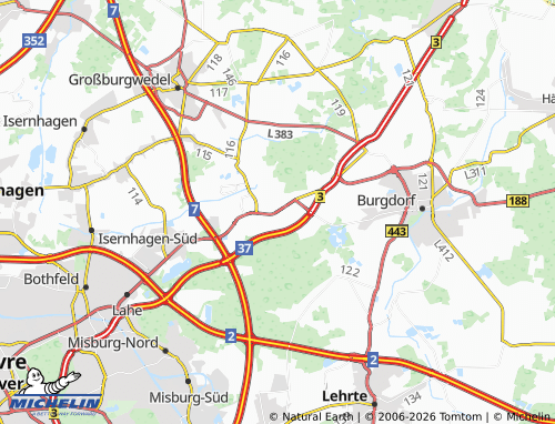 MICHELIN Stelle map - ViaMichelin