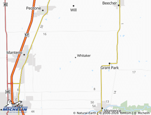 Mappa MICHELIN Whitaker - ViaMichelin