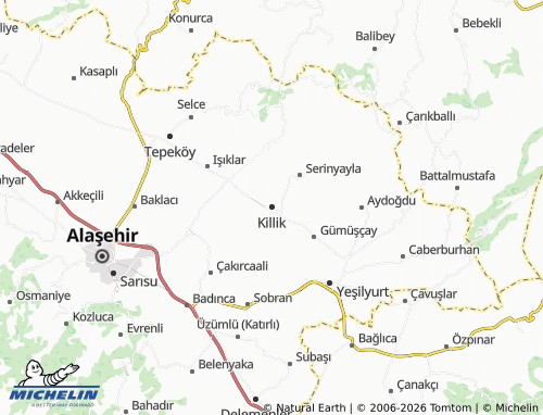 Mappa MICHELIN Killik - ViaMichelin
