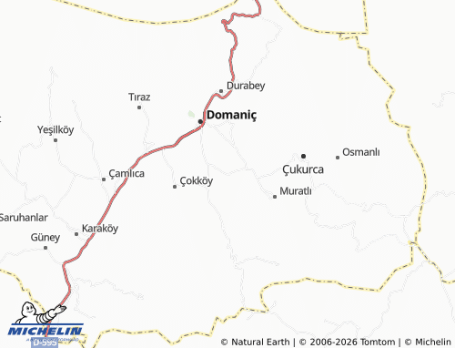 MICHELIN Bükerler map - ViaMichelin