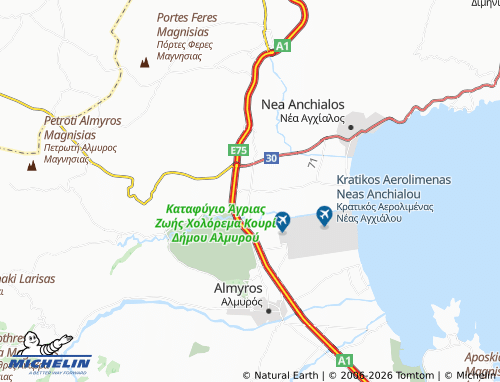 Mappa MICHELIN Aidini - ViaMichelin