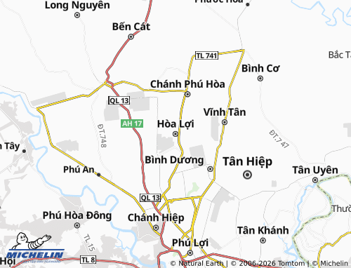 Mappa MICHELIN Hòa Lợi - ViaMichelin