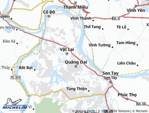 Mappa MICHELIN Ba Vi - ViaMichelin