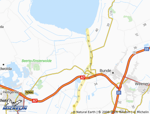 MICHELIN Drieborg map - ViaMichelin