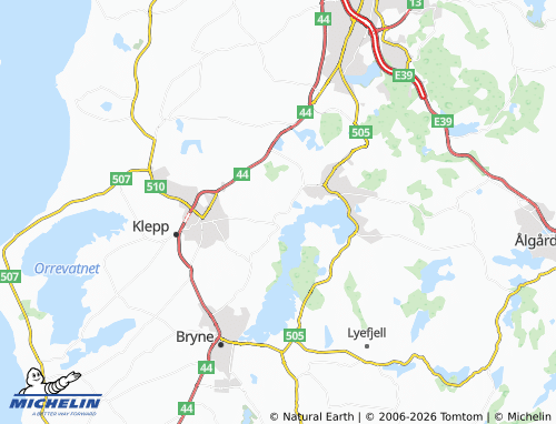 Mapa MICHELIN Engelsvoll - ViaMichelin
