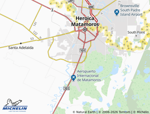 Mappa MICHELIN Ernesto Elizondo - ViaMichelin