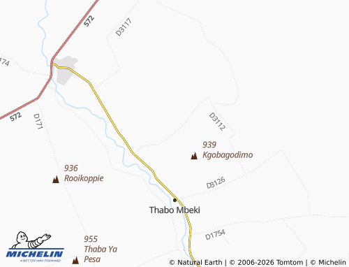 Mappa MICHELIN Kgobagadimo - ViaMichelin