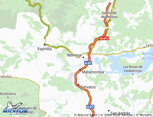 MICHELIN-Landkarte Nestares - ViaMichelin