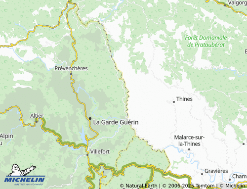 MICHELIN Saint-Jean-Chazorne map - ViaMichelin