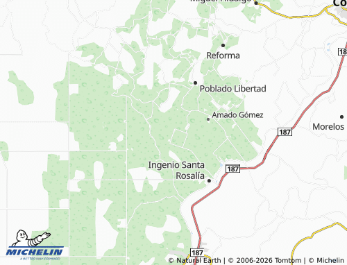 Mappa MICHELIN El Tunal, Lázaro Cárdenas - ViaMichelin