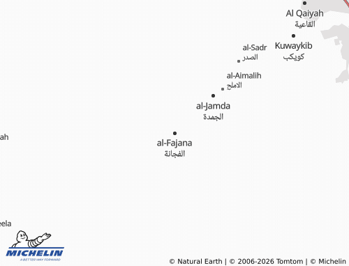 Carte MICHELIN al-Fajana - ViaMichelin