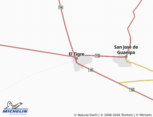 Carte MICHELIN El Tigre - ViaMichelin