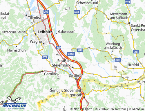 Mapa MICHELIN Sankt Veit am Vogau - ViaMichelin