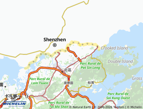 Kaart MICHELIN ding gu leng - ViaMichelin