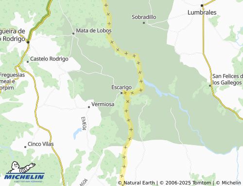 MICHELIN Escarigo map - ViaMichelin