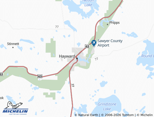 Mappa MICHELIN Hayward - ViaMichelin