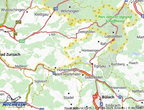 Carte MICHELIN Wasterkingen - ViaMichelin