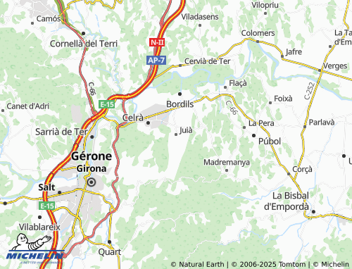 MICHELIN Juià map - ViaMichelin