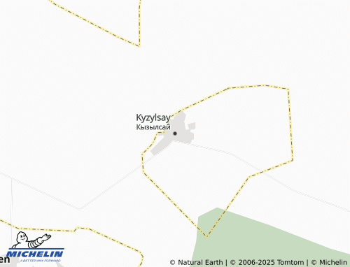 MICHELIN Kyzylsay map - ViaMichelin