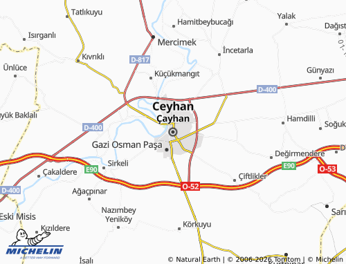 Mappa MICHELIN Ceyhan - ViaMichelin
