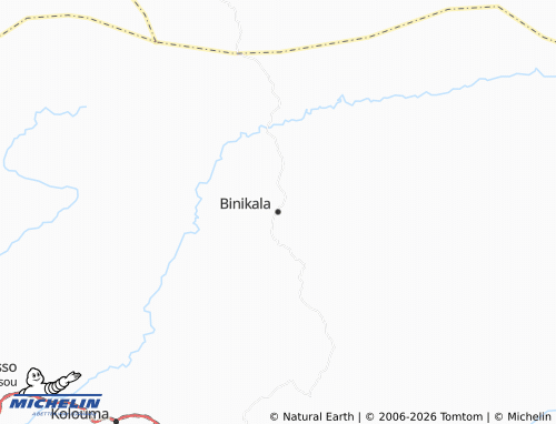 Mapa MICHELIN Binikala - ViaMichelin