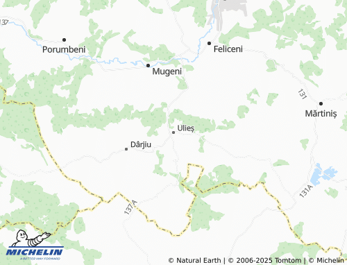 MICHELIN Ulieș map - ViaMichelin