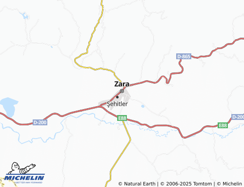 MICHELIN Kızılırmak map - ViaMichelin