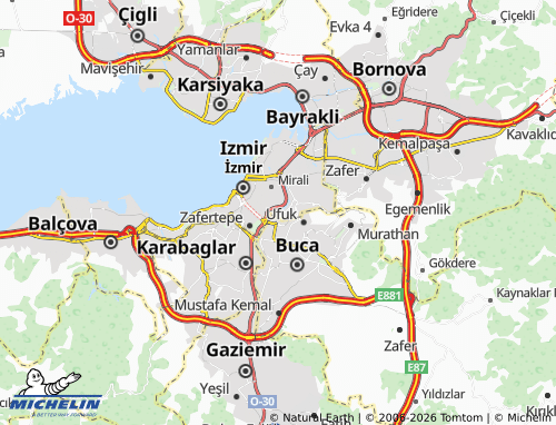 MICHELIN Lale map - ViaMichelin
