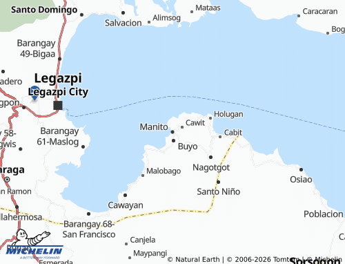 Mappa MICHELIN Manito - ViaMichelin