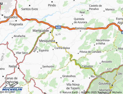 Kaart MICHELIN Mourilhe - ViaMichelin
