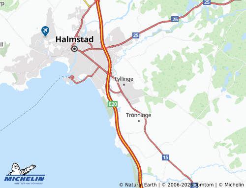 MICHELIN Kistinge map - ViaMichelin