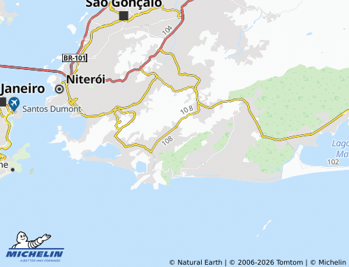 Mapa MICHELIN Engenho do Mato - ViaMichelin