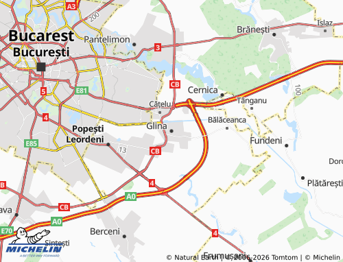 Mappa MICHELIN Glina - ViaMichelin